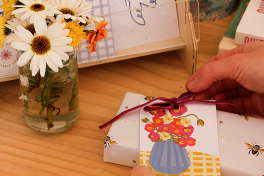 Poppies Eco-luxe Plantable Gift Tag - Wholesale