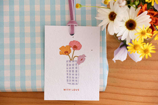 With Love Eco-luxe Plantable Gift Tag