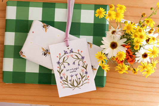Love and Joyful Wishes Eco-luxe Plantable Gift Tag - Wholesale