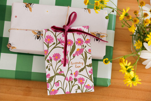 Birthday Love Eco-luxe Plantable Gift Tag - Wholesale