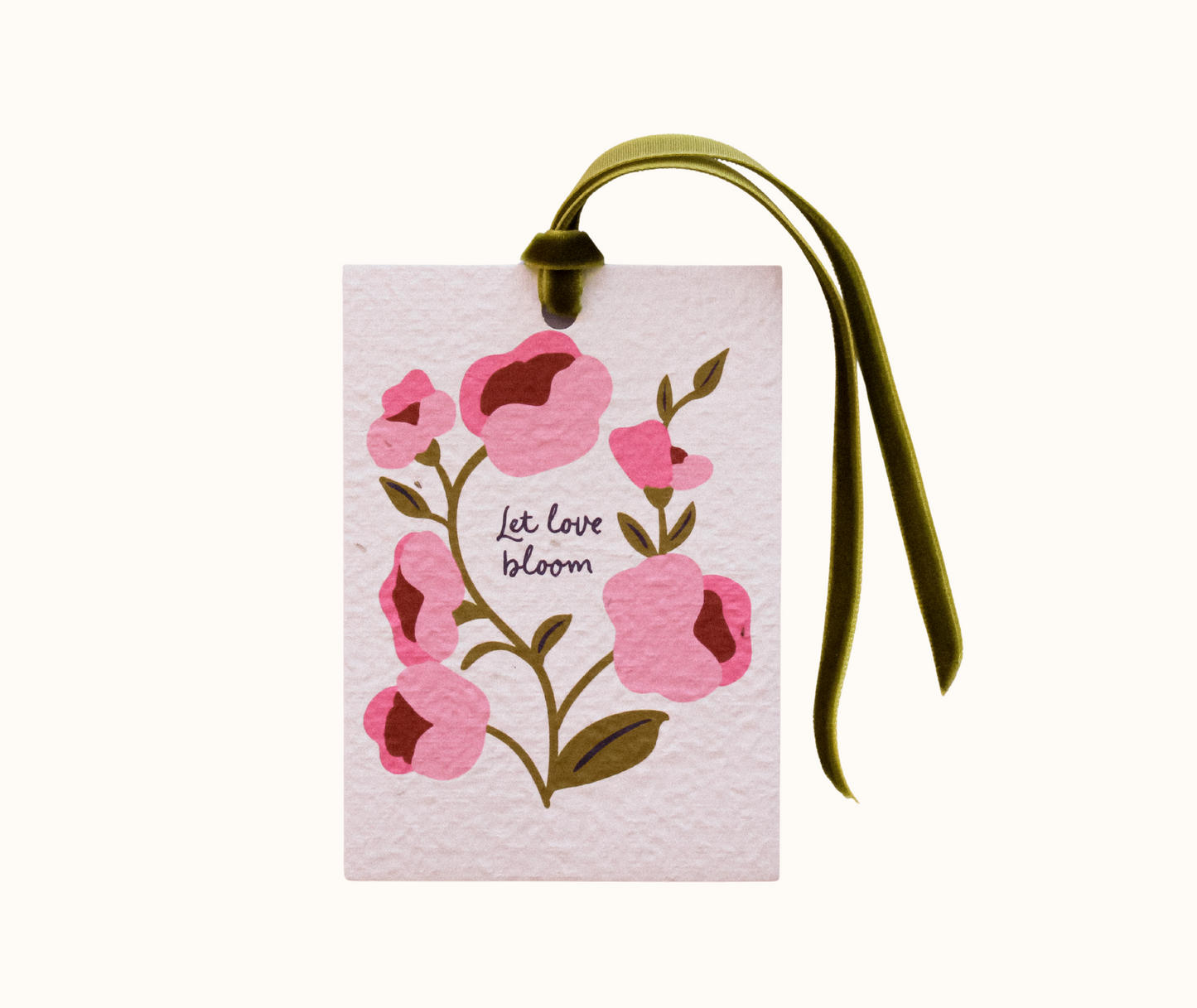 Let Love Bloom Eco-luxe Plantable Gift Tag