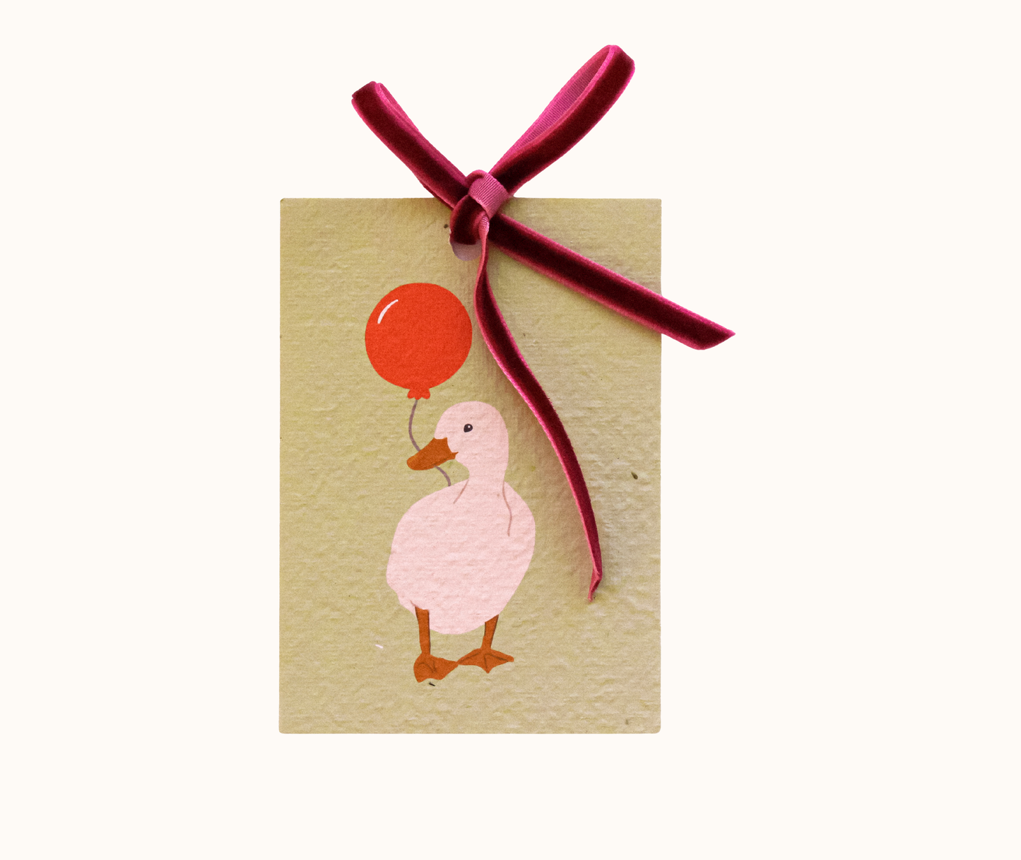 Birthday Goose Eco-luxe Plantable Gift Tag