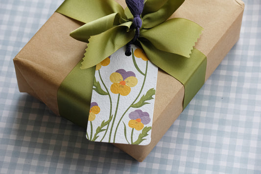Pansy Plantable Gift Tag