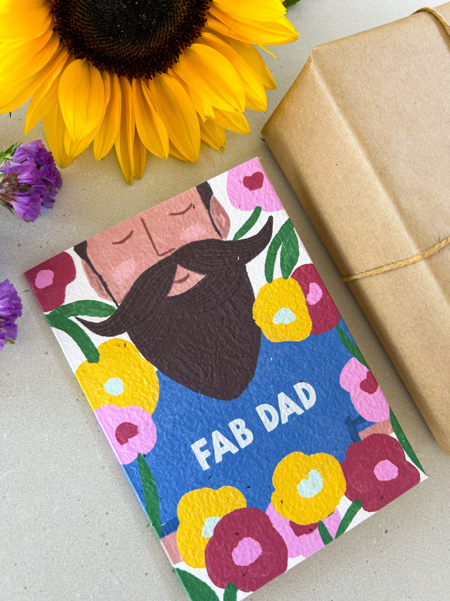 Fab Dad Plantable Card