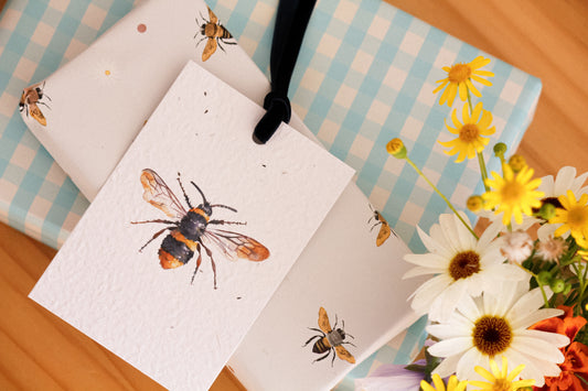 Bee Eco-luxe Plantable Gift Tag