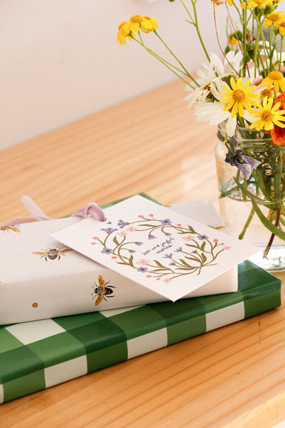 Love and Joyful Wishes Eco-luxe Plantable Gift Tag