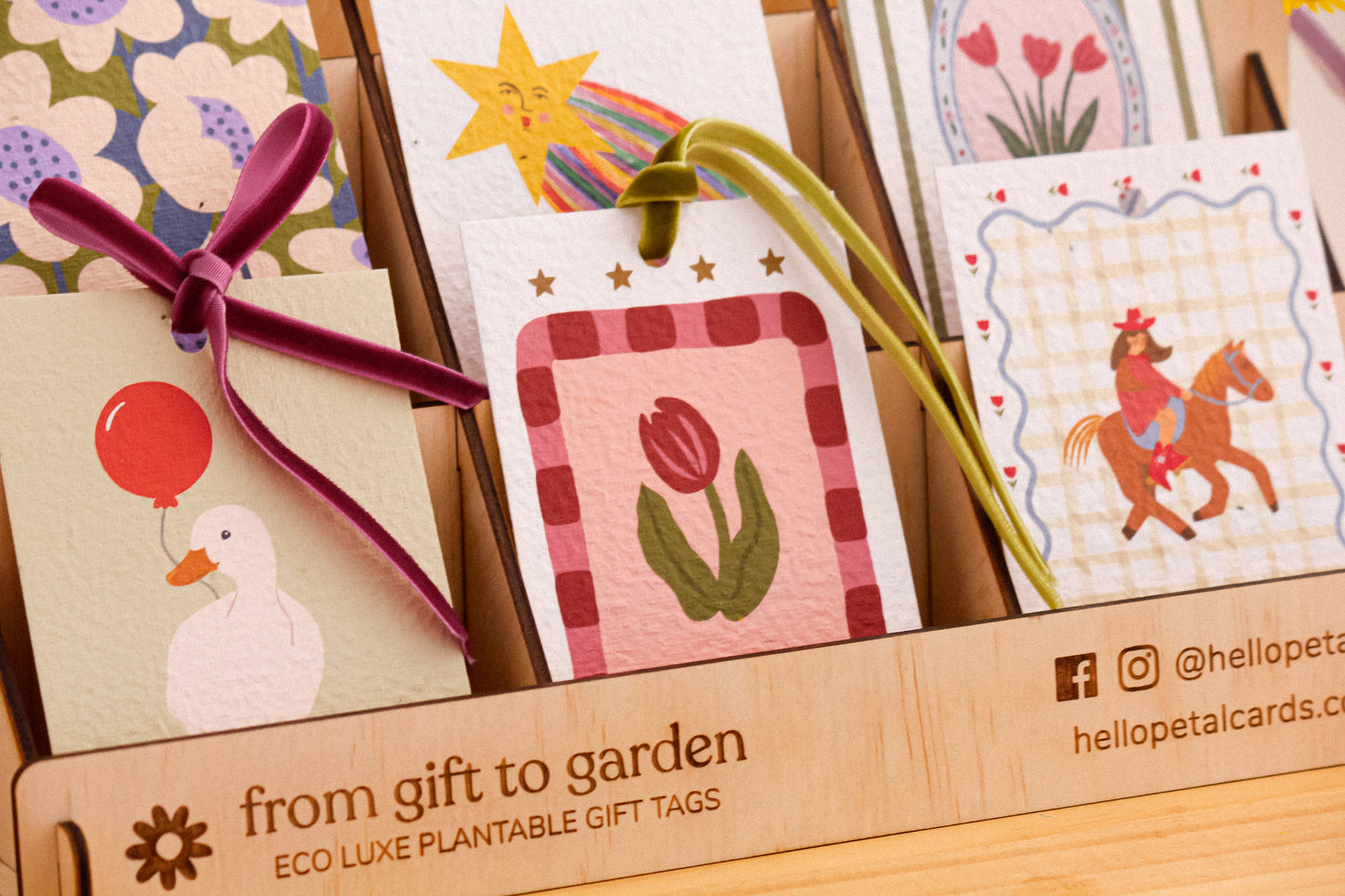 Eco-luxe Gift Tag Display Stand - PREORDER