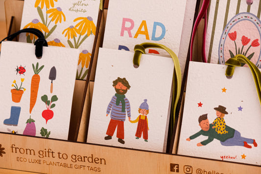 Rad Dad Eco-luxe Plantable Gift Tag - Wholesale