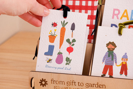 Blooming Good Dad Eco-luxe Plantable Gift Tag