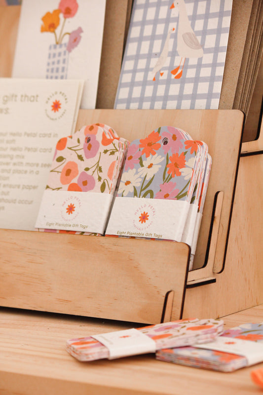 Poppy Plantable Gift Tags