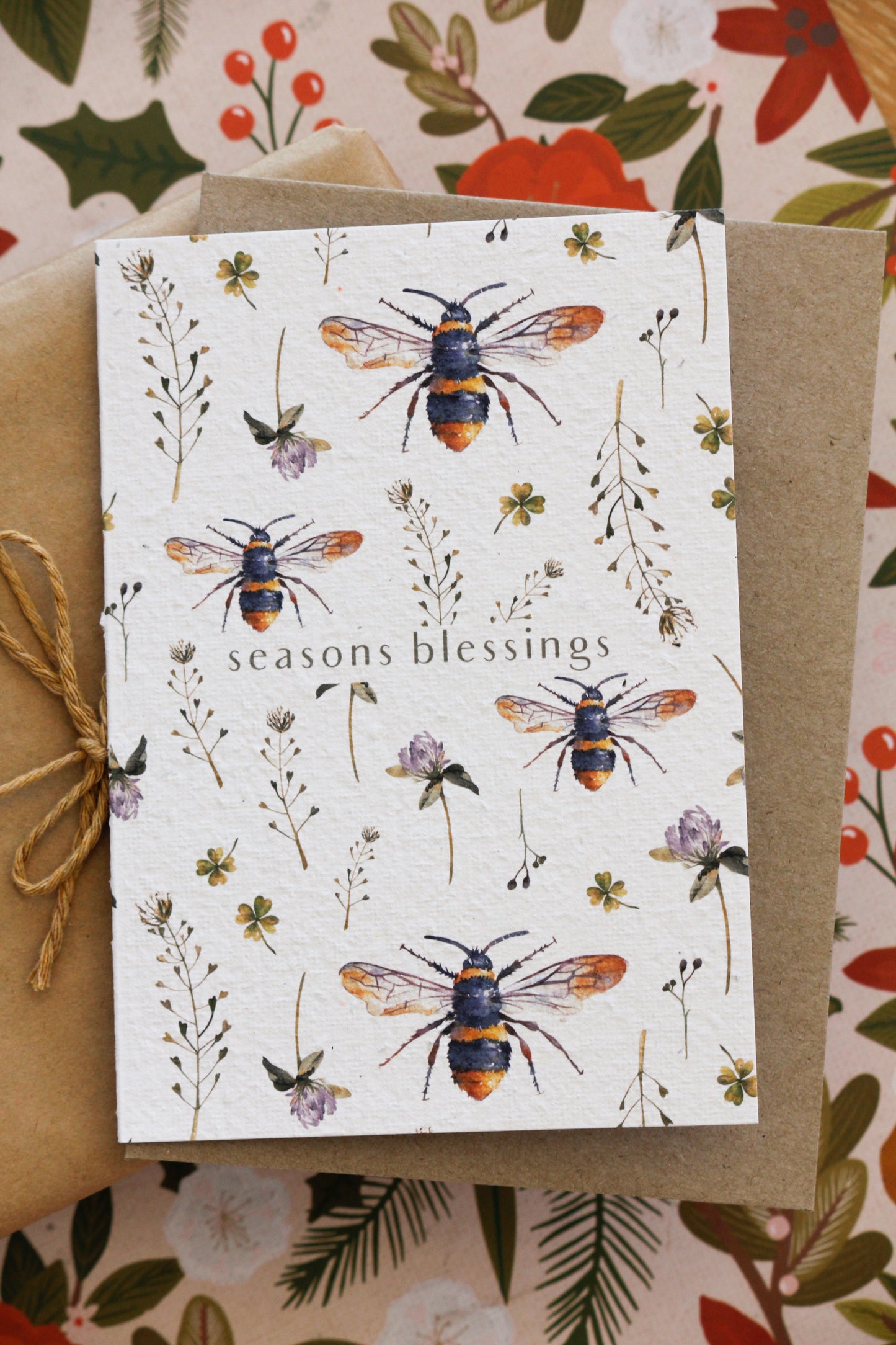 Seasons Blessings Plantable Card