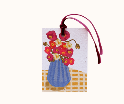 Poppies Eco-luxe Plantable Gift Tag