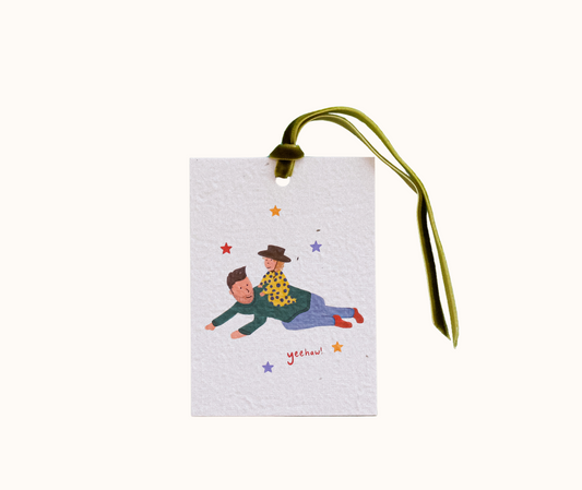 Yeehaw! Eco-luxe Plantable Gift Tag - Wholesale