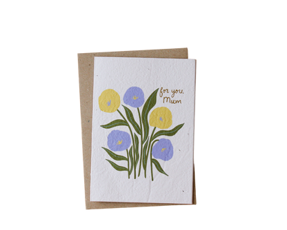 For you, Mum Plantable Card