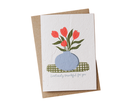 Endlessly Thankful Plantable Card