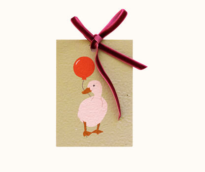 Birthday Goose Eco-luxe Plantable Gift Tag