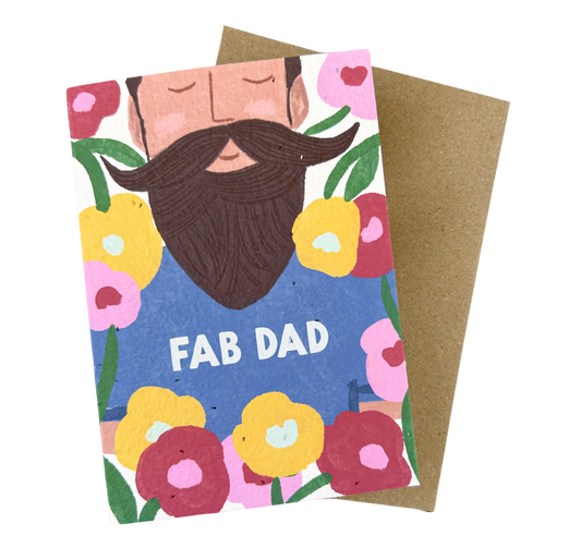 Fab Dad Plantable Card