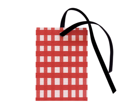 Gingham Eco-luxe Plantable Gift Tag