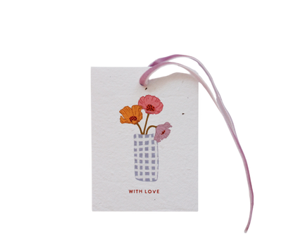 With Love Eco-luxe Plantable Gift Tag