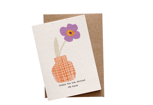 Pansy Plantable Card
