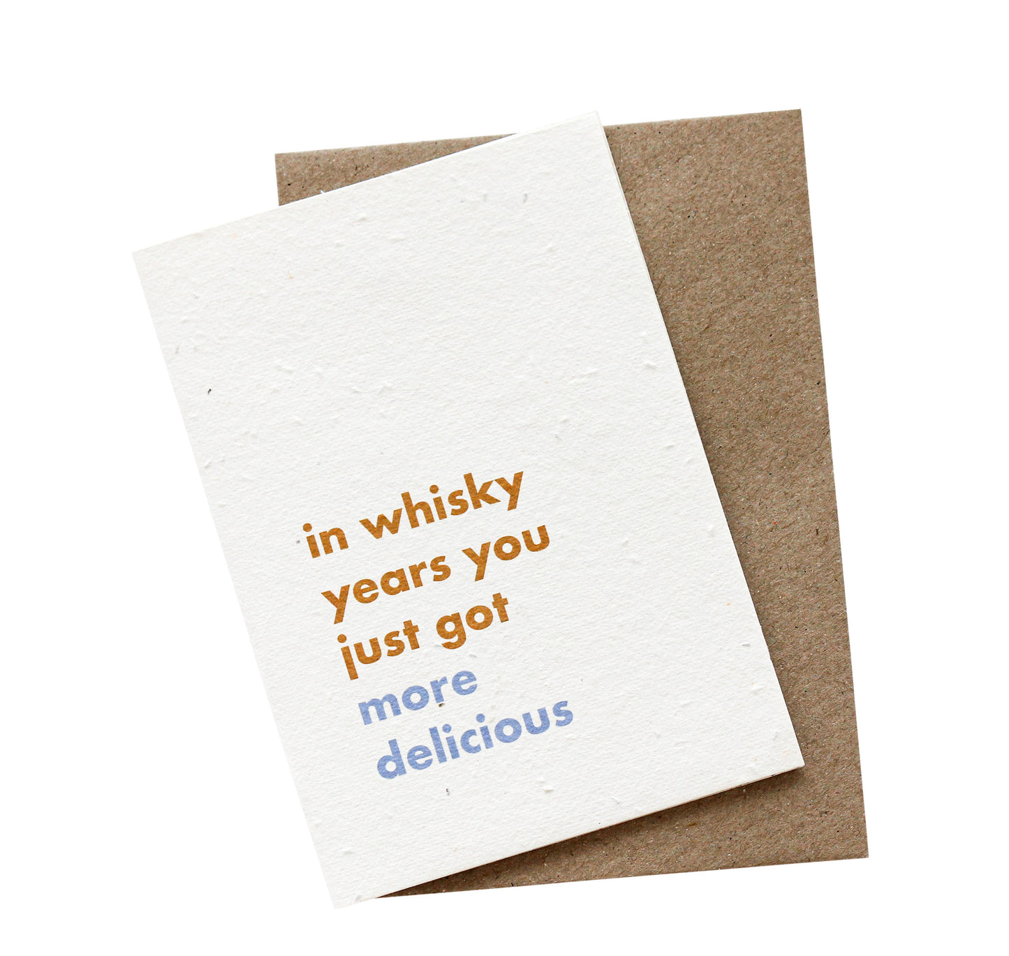 Whisky Years Plantable Card