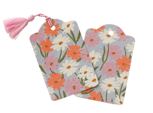 Flower Market Plantable Gift Tags