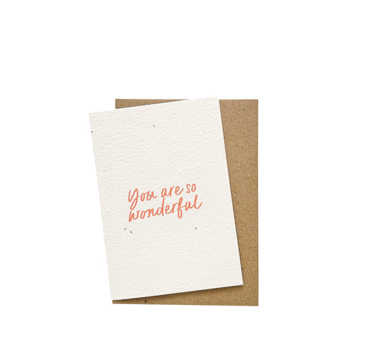 So Wonderful Blooming Card