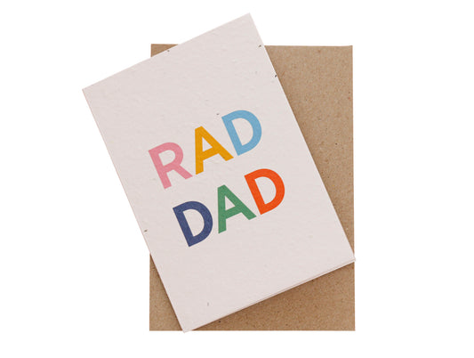 Rad Dad Plantable Card